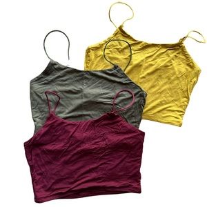 3-pack crop tops -Fashion Nova